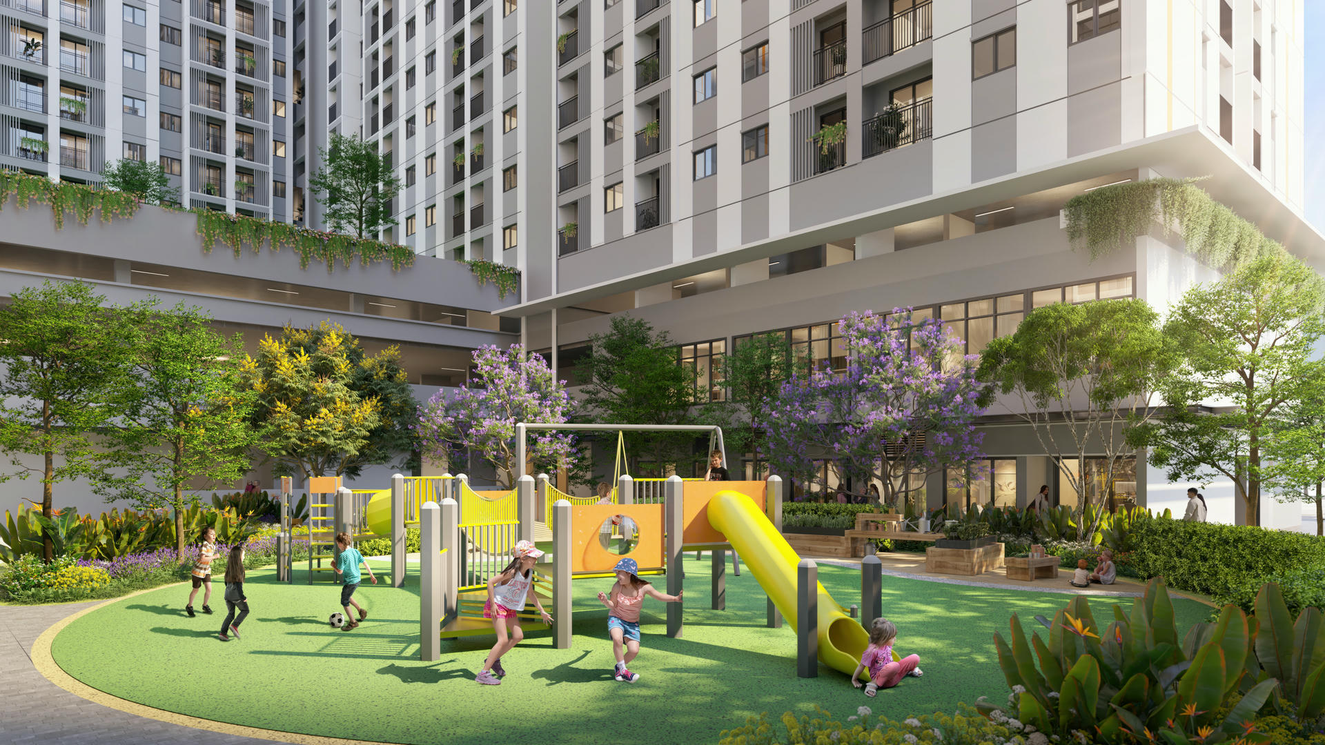 Lối đi dạo bộ - Tiện ích K-Home Apartment