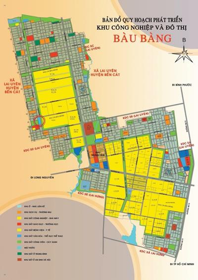 Thông tin quy hoạch huyện Bàu Bàng chi tiết nhất năm 2022