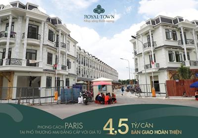 Tiến độ thi công dự án nhà phố Royal Town Tháng 6/2021