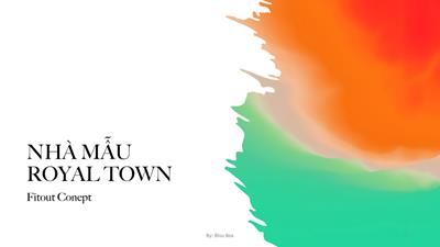 Thiết kế nhà mẫu tại Royal Town Dĩ An