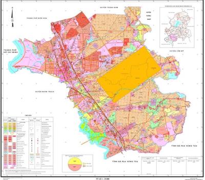 Thông tin quy hoạch huyện Long Thành MỚI NHẤT 2023