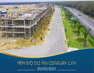 Tiến độ hạ tầng dự án Century City tháng 02/2021 mới nhất