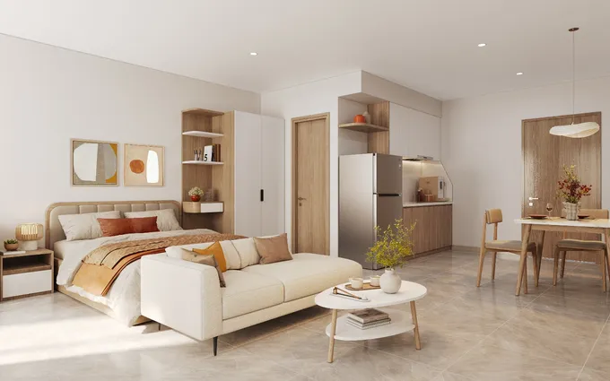 Các căn hộ K-Home sở hữu phong cách thiết kế tối ưu công năng, tối đa diện tích mang lại không gian sống tiện nghi cho chủ nhân tương lai.