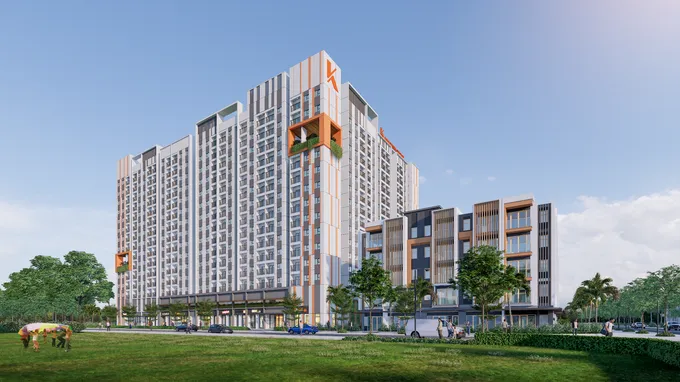 Phối cảnh dự kiến của K-Home Midtown (xã Trảng Bom)