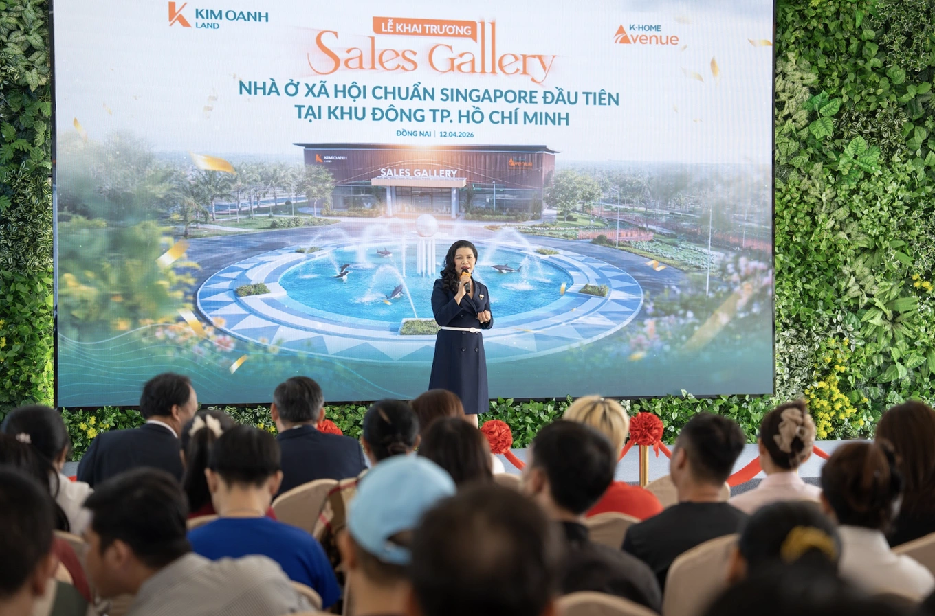 Bà Đặng Thị Kim Oanh - Chủ tịch HĐQT, Tổng giám đốc Kim Oanh Group, chia sẻ tâm huyết phát triển dự án K-Home Avenue (Ảnh: CĐT).