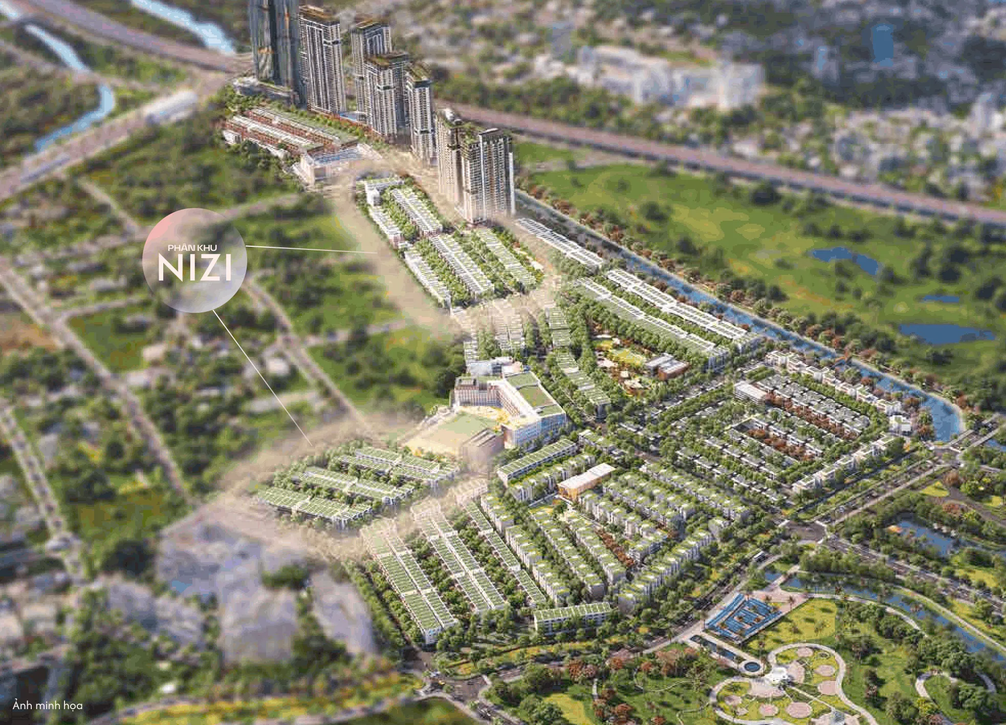 Phân khu NIZI nằm trong tổng thể dự án ONE ERA