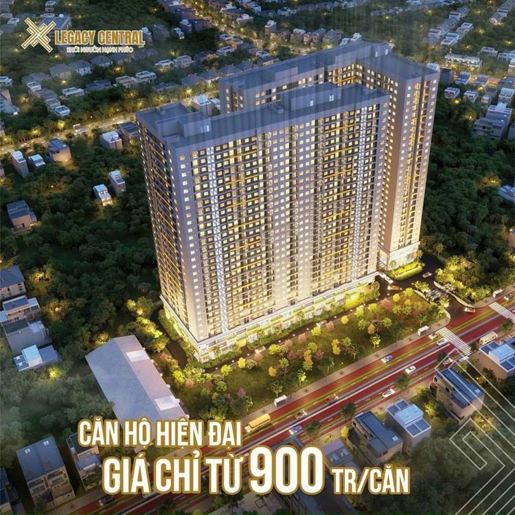 Phối cảnh dự án căn hộ Legacy Central