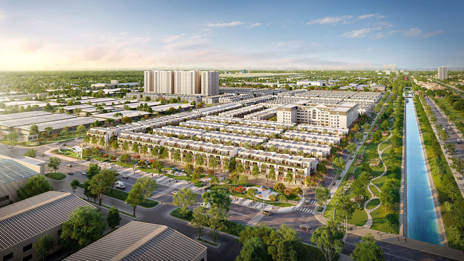 Phối cảnh K-Home New City – Đô thị nhà ở xã hội chuẩn Singapore đầu tiên tại Việt Nam
