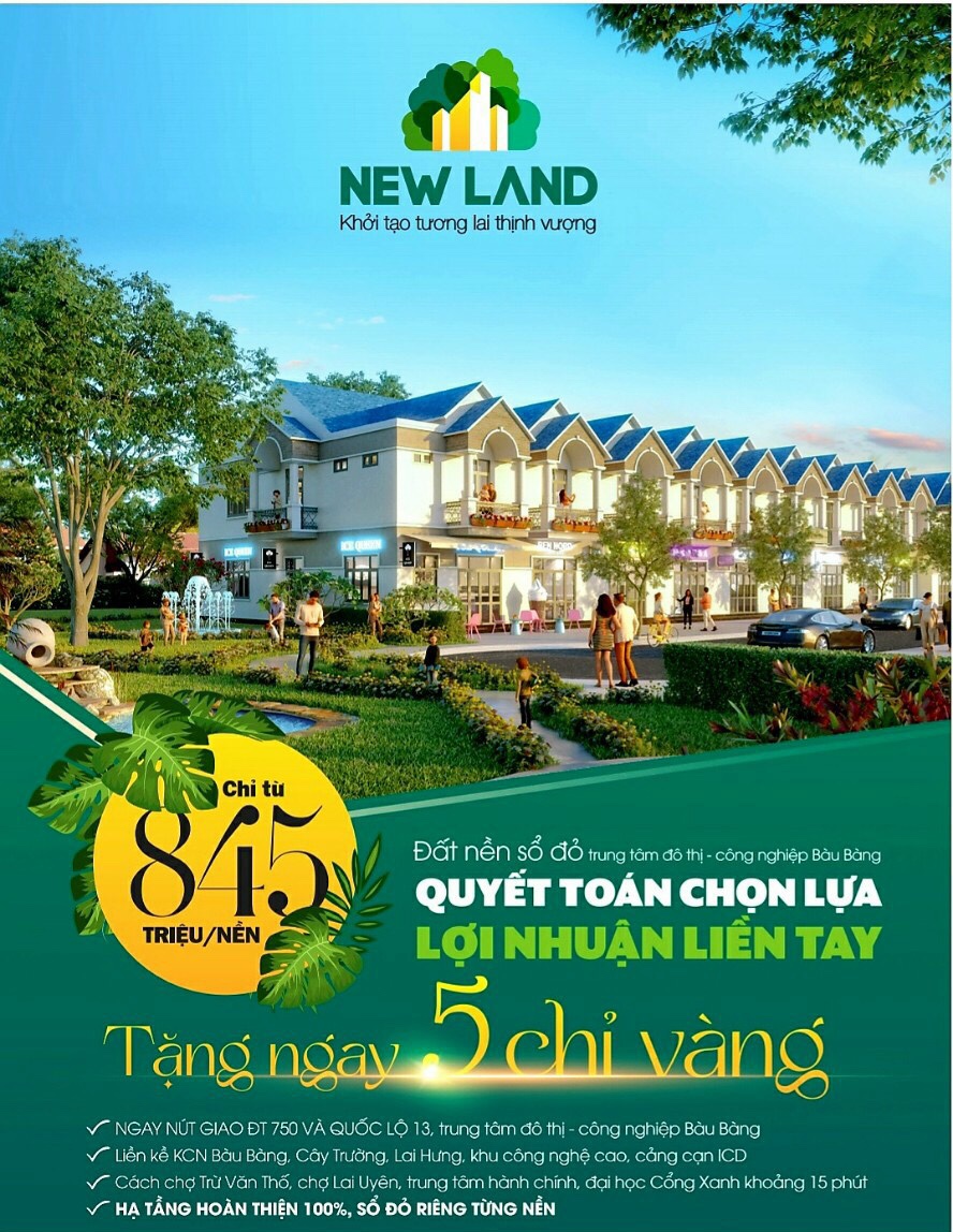 Phố Thương Mại New Land - Khởi tạo tương lai thịnh vượng