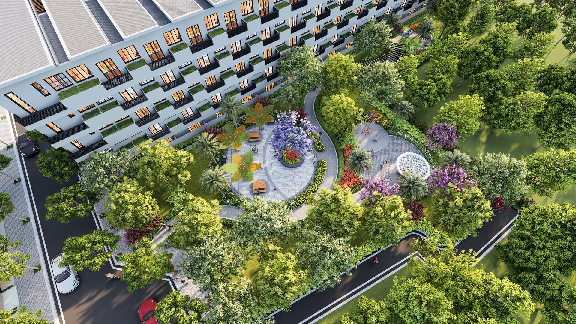Khu công viên Xanh tại dự án The Link City