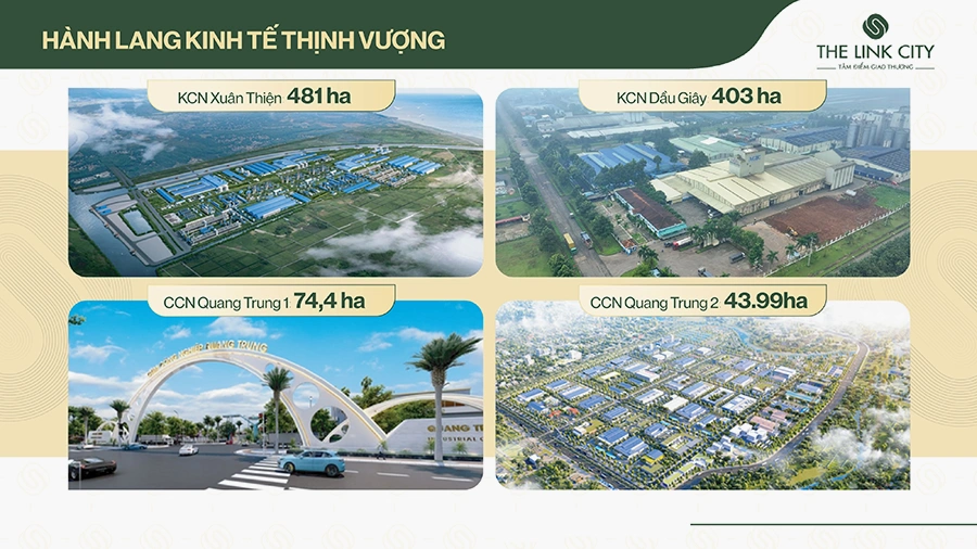 The Link City tọa lạc ngay hàng lang kinh tế thịnh vượng của tỉnh Đồng Nai